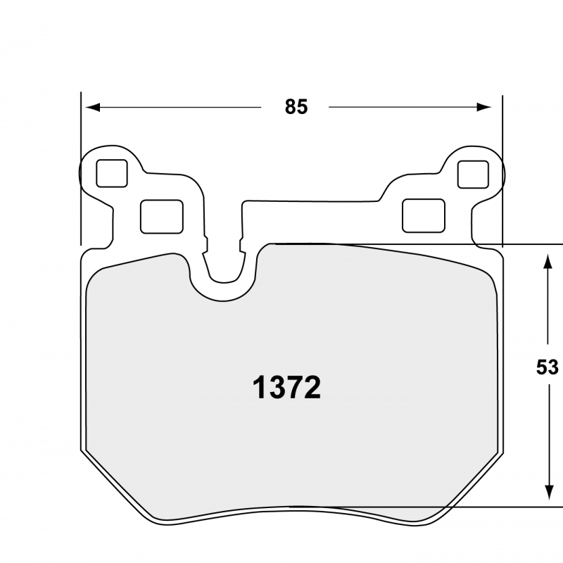 Fast road / track day compound. Street brake pads - BMW 135i
BMW 1M (upgrade)
rear